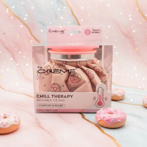 The Crème Shop Chill Therapy Reusable Ice Bag Donut Print NIB